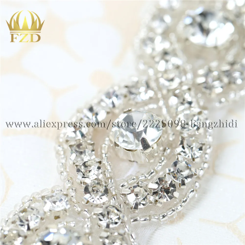 (10 ярдов) оптовая продажа 1 ярд украшение из бисера и кристаллов Свадебный ремень