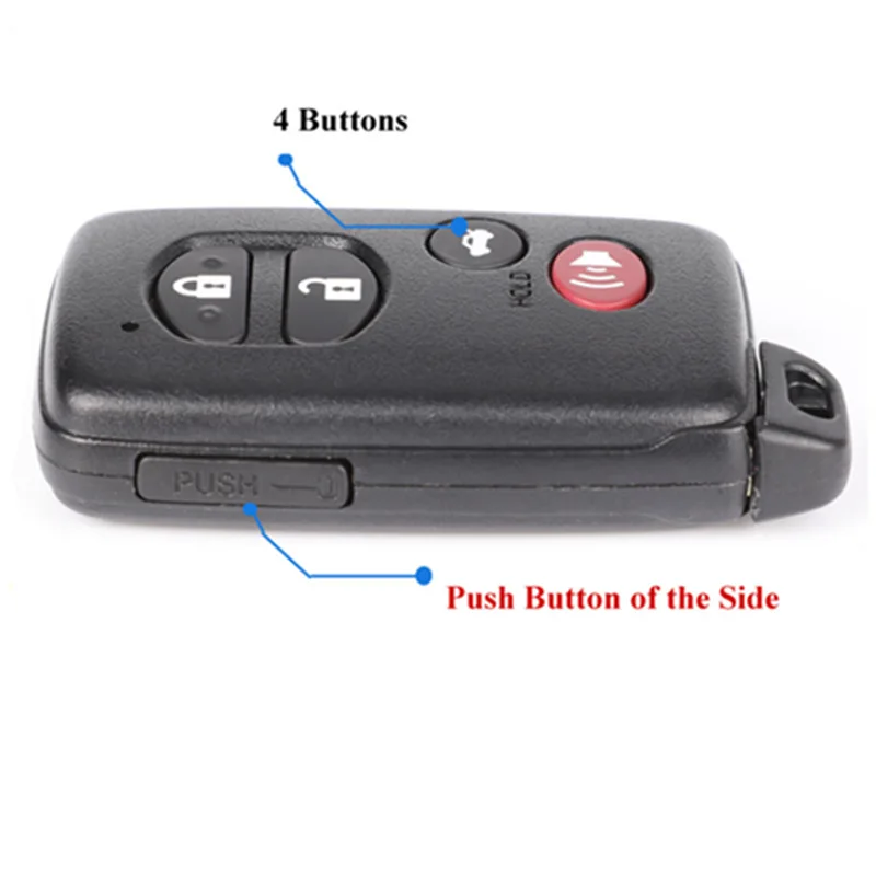 

Caja De Llave Remota Inteligente 2/3/4 Botones Fob Shell Para Toyota Aurion Avalon Landcruiser Camry Highlander RAV4
