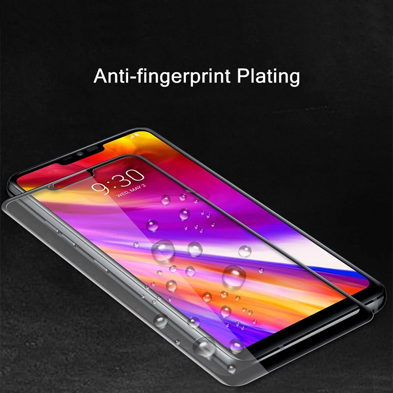 HereCase 3D изогнутый край Полное покрытие закаленное стекло для LG V30 V30S V35 V40 V50 G8 G7 Plus