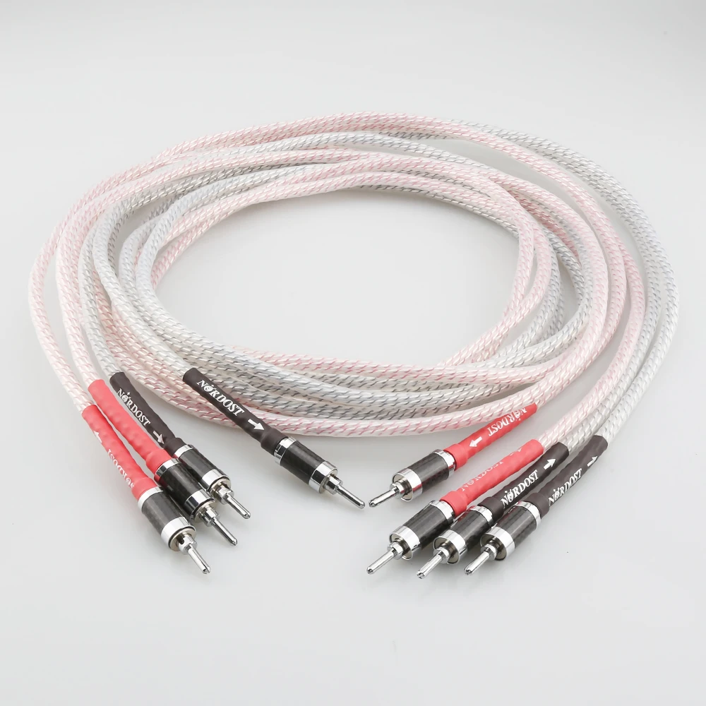 Кабель для динамика Nordost Valhalla кабель hifi с разъемом банан-банан из углеродного