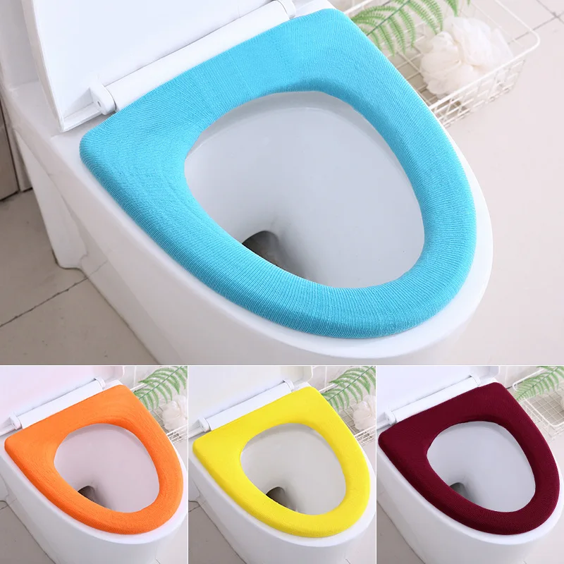 1Pc Removable Soft Strong Elastic Toilet Seat Case Warmer Accessories Pedestal Pan Cushion Washable Covers | Дом и сад