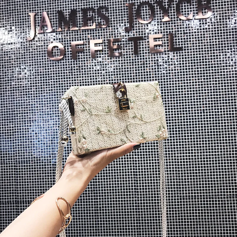 

Fashion Crossbody Bag Women Shoulder Bags Cute Straw Plaited Article Casual Messenger Totes Handbag