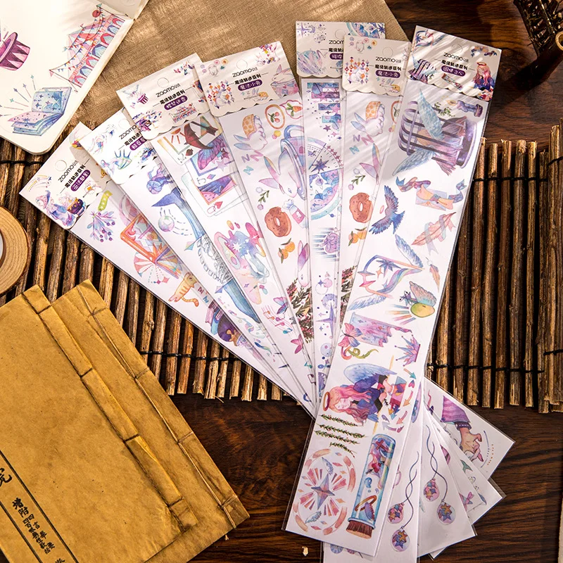 2020 милый Единорог васи лента винтажный билет DIY декоративная Скрапбукинг