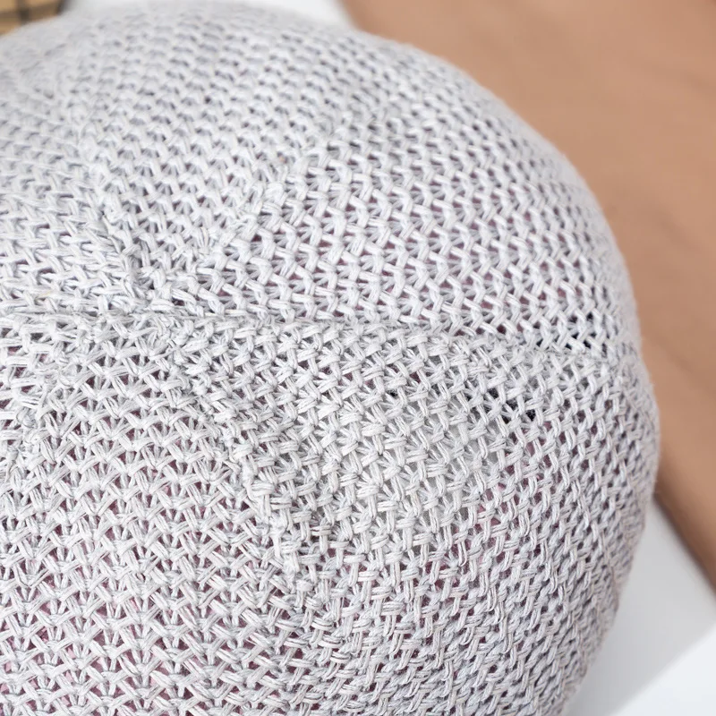 Новый соломенный берет для ретикуляции женские осенние шапки с плетением