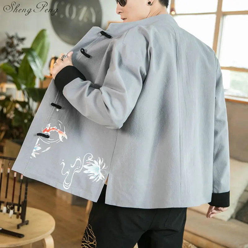 

Traditional chinese clothing for men male Chinese winter bomber jacket for men wushu kung fu outfit autumn winter coat men V1661