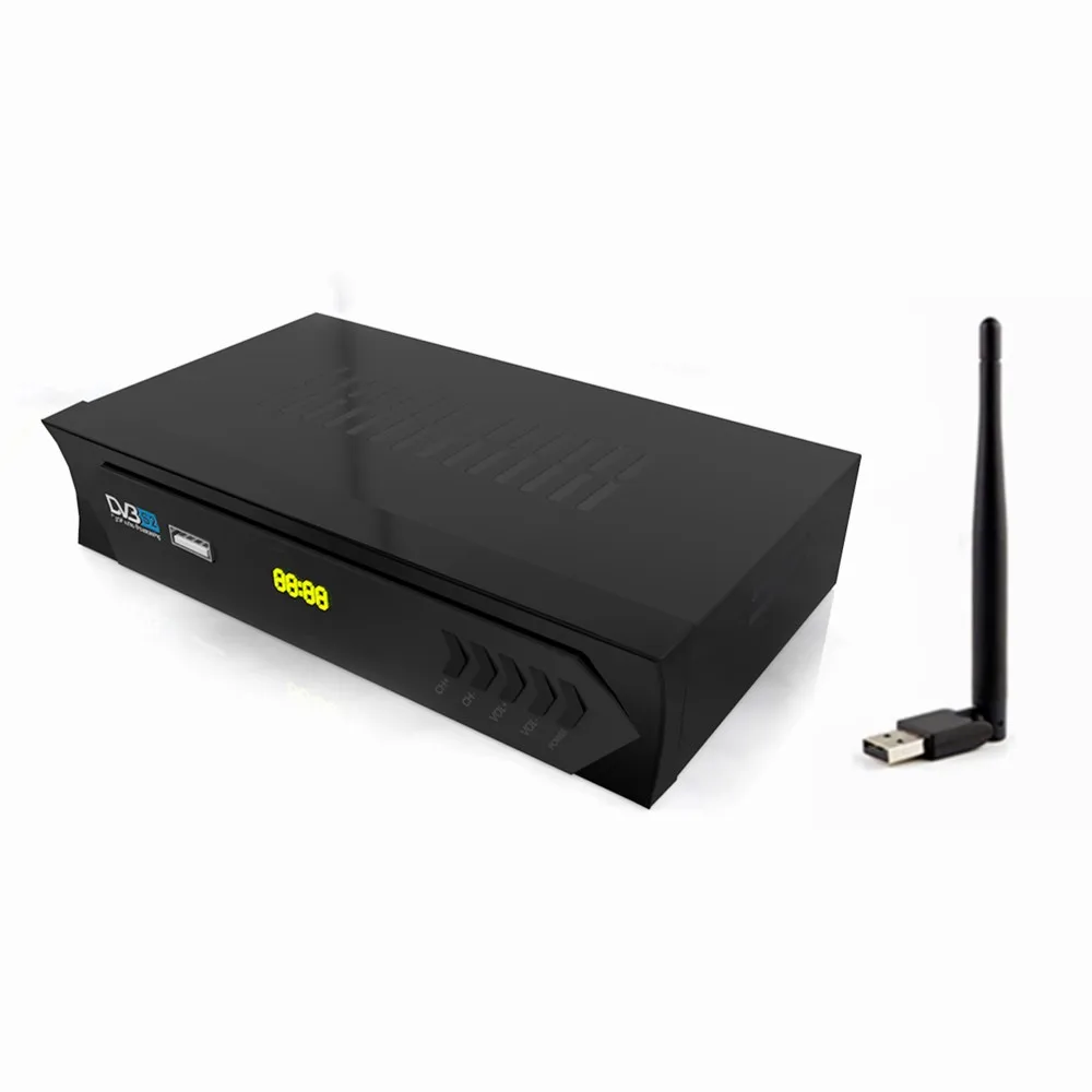 DVB-WIFI HD DVB S2 M5 цифровой спутниковый ресивер MPEG-2/4 H.264 телеприставка поддержка YouTube IPTV Cccam коллокация Wi-Fi - Цвет: DVB-WIFI