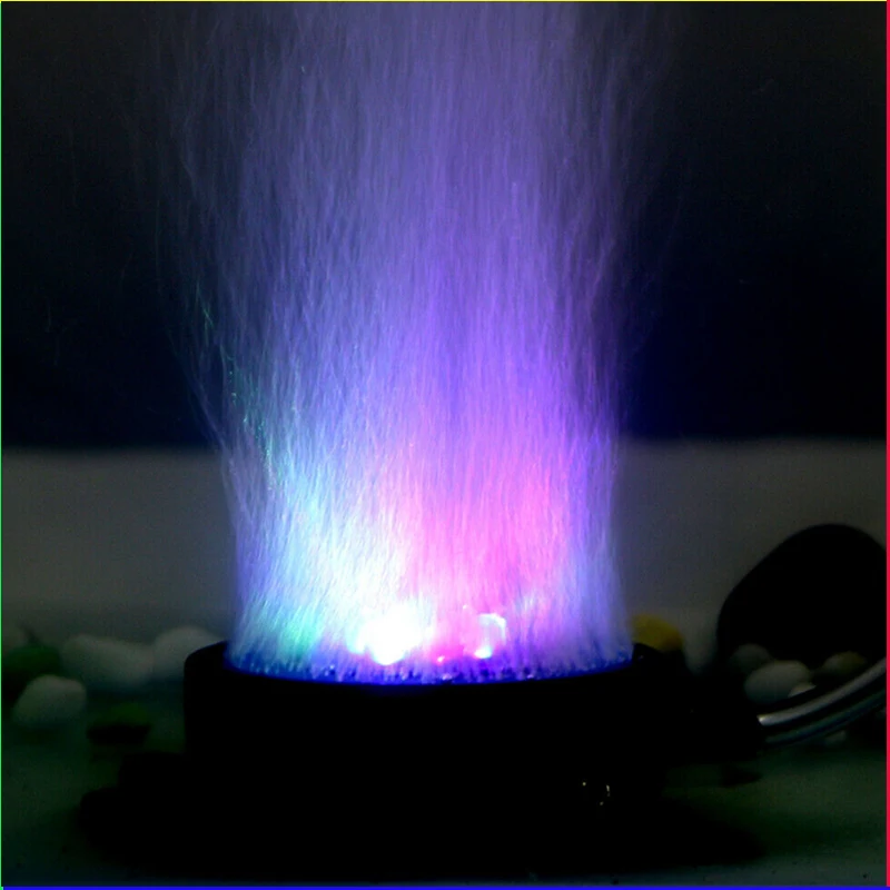 

Fish tank landscaping decoration seven-color aquarium light LED diving light fish tank Aquariums light gas plate light round bub