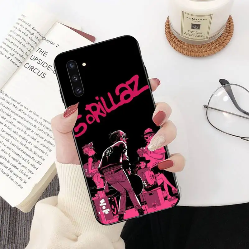 Милый Блестящий телефонный чехол PENGHUWAN Gorillaz для Samsung Galaxy J7 J8 J6 Plus 2018 Prime Note 7 8 9 10 pro |