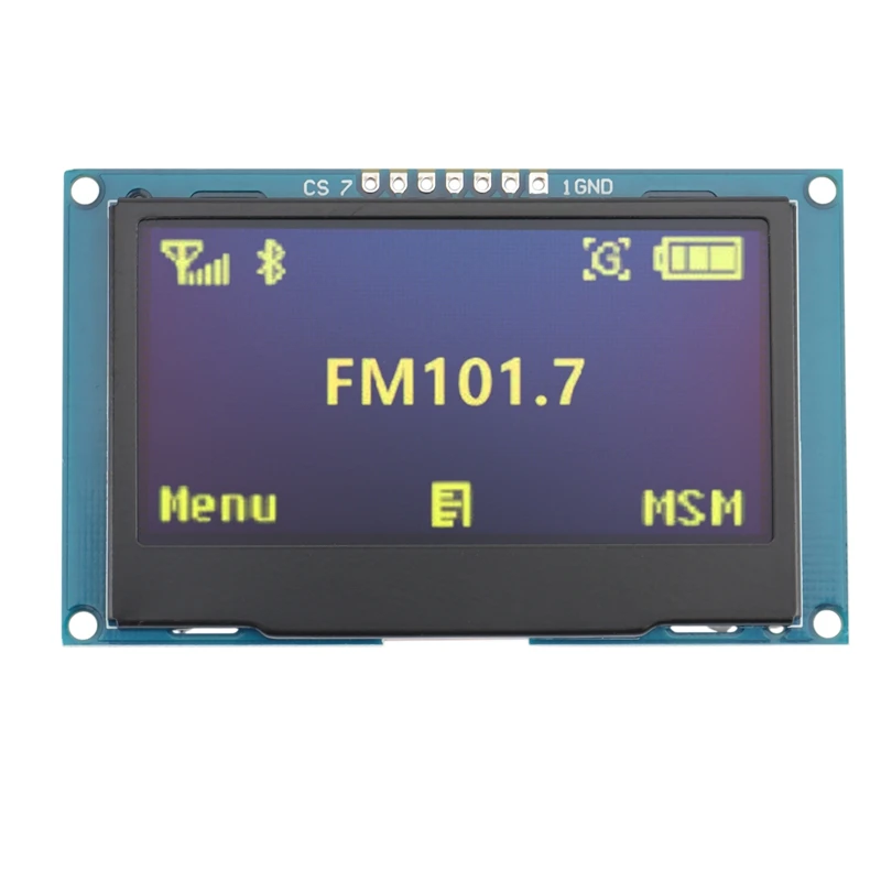 

Модуль дисплея OLED 2,42 дюйма 12864 128x64 IIC I2C SPI последовательный ЖК-экран для C51 STM32 SSD1309