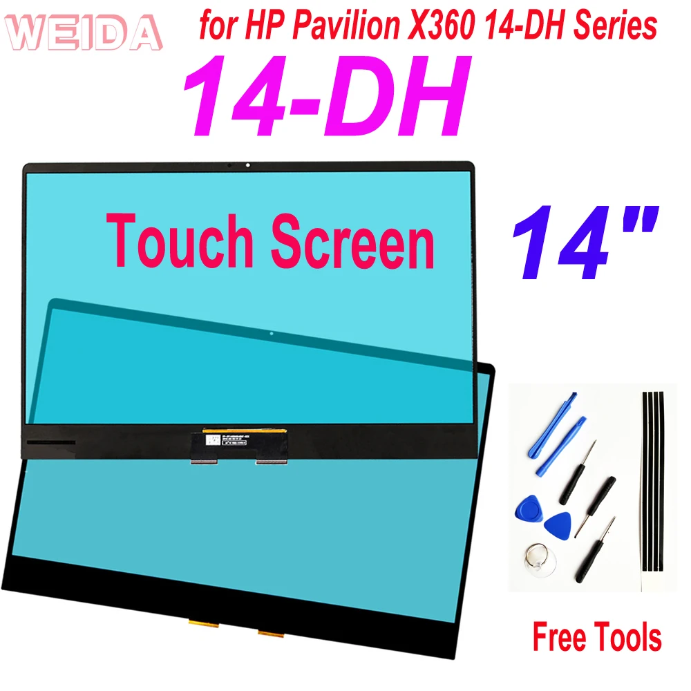 14 дюймовый сенсорный дигитайзер для замены ноутбука HP Pavilion X360 DH Series dh0706nz DH0008CA L51119