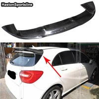 for mercedes a class a45 amg w176 carbon fiber rear roof spoiler a180 a200 a220 a250 a260 rear roof wing 2013 2017