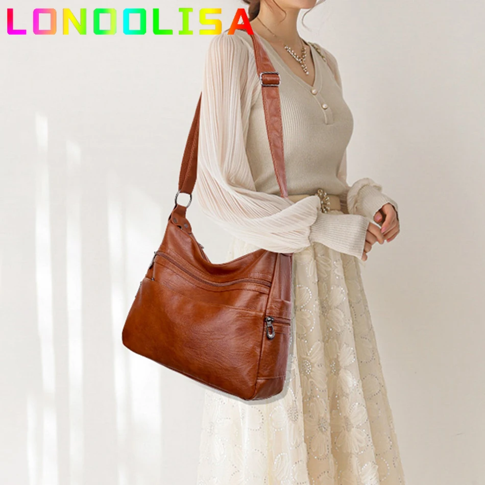 Трехслойная сумка на молнии через плечо высококачественные сумки роскошные