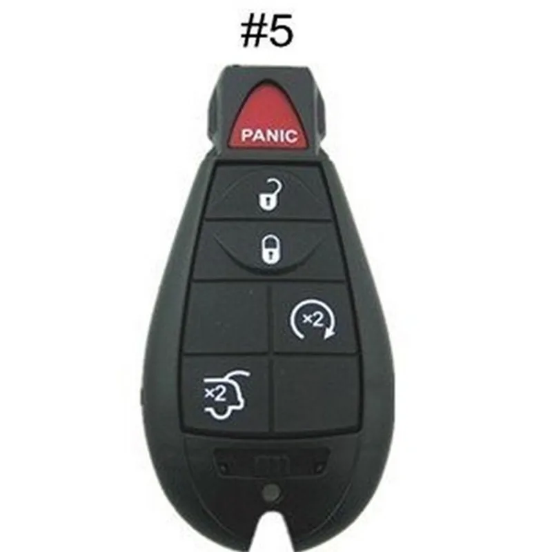 10PCS Keyless Entry 5 4+1 4 Buttons Remote Key Fob Case Shell Insert For Dodge Chrysler Jeep Grand Cherokee Smart | Автомобили и