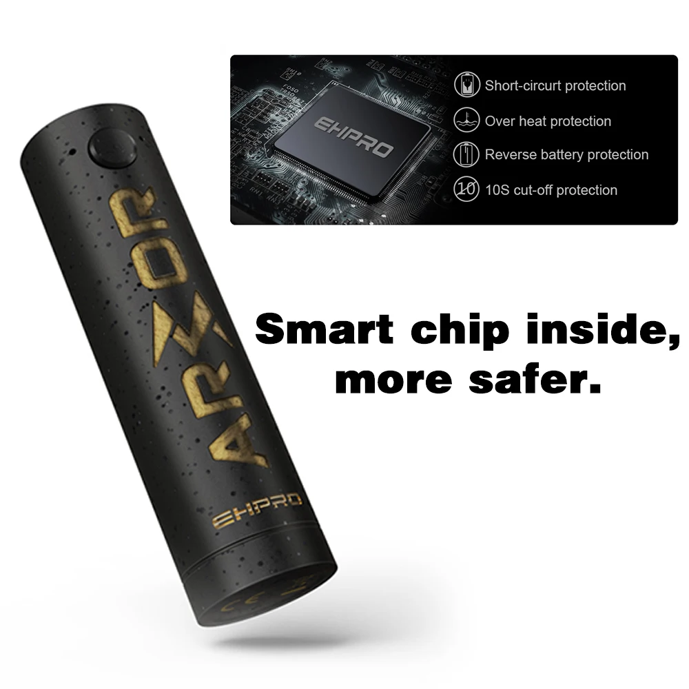 Ehpro Mechanical Thread 21700 20700 18650 Battery Electronic Cigarette Vape Mech Mod Brass | Электроника