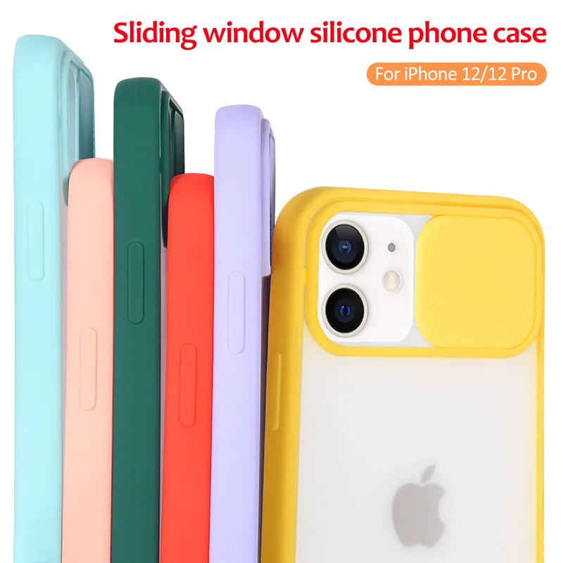 Модный чехол для телефона iPhone 12 Pro Max противоударный матовый защиты объектива