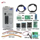 Программатор RT809F, 11 адаптеров, зажим SOP8, разъем 1,8 вTSSOP8, ЖК-программатор VGA, плата ICSP 24 25 93 serise IC