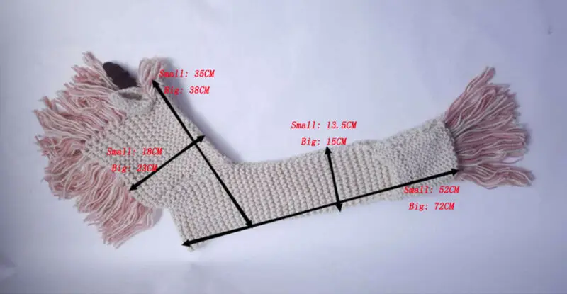 Шарф с капюшоном в виде единорога толстовка животного вязаная Вязаная Шапка-бини