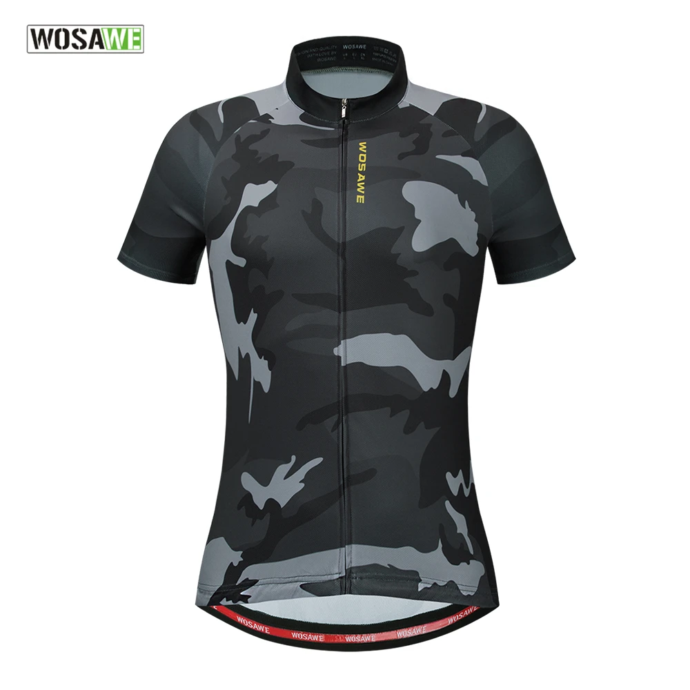 WOSAWE 2020 мужские велосипедные рубашки с коротким рукавом Джерси MTB велосипедная