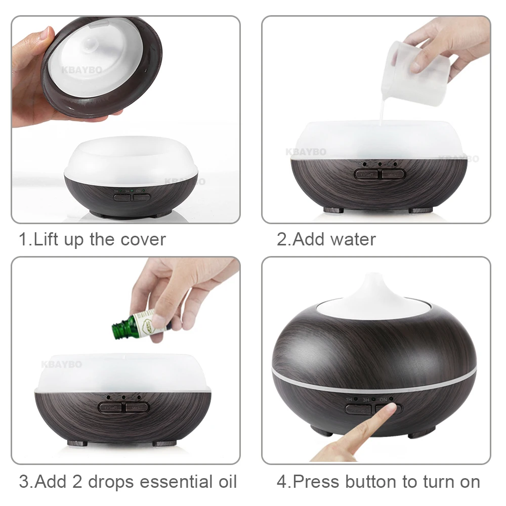 Ультразвуковой увлажнитель воздуха 150 мл Ароматический диффузор ароматерапия