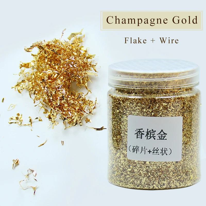 Золотая искусственная мишура фольга для настенной мебели позолоченная живопись