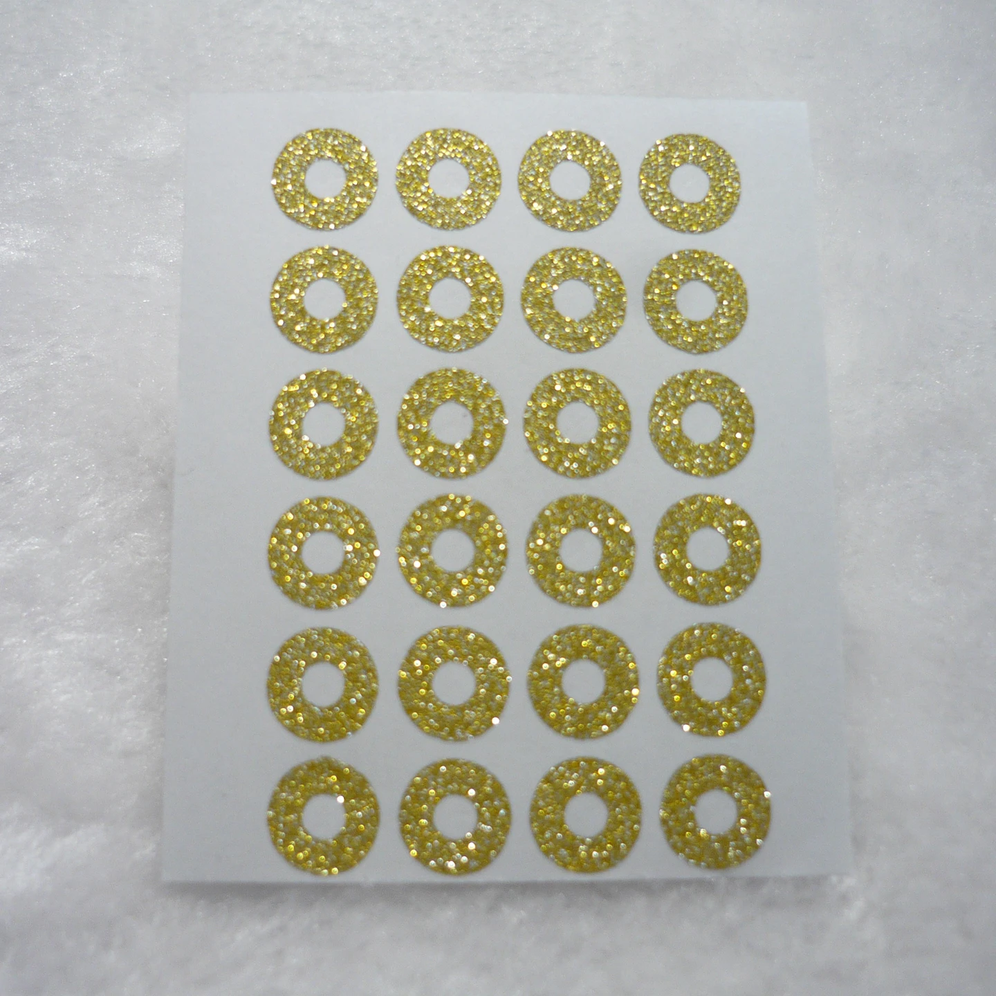 10 мм светильник с золотым блеском круглые бумажные клейкие этикетки Армирующая