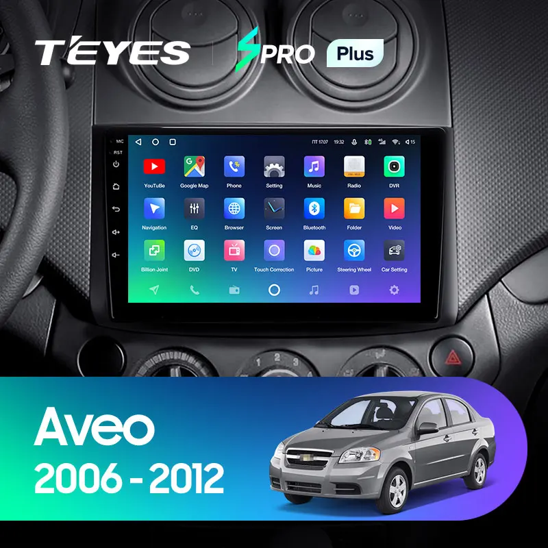 TEYES SPRO Plus Штатная магнитола For Шевроле Авео T250 рестайлинг Chevrolet Aveo 2006 - 2012 Android 10 до