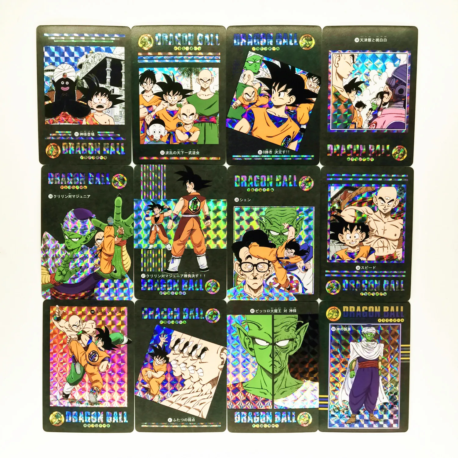54 шт./компл. Супер Saiyan Goku Dragon Ball бурной ситуации пикколо героев карточной ультра