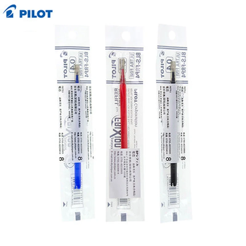 8 шт./лот, гелевая ручка PILOT BLS-FRP4, заправка 0,4 мм, оригинальная, подходит для пилота, стираемая ручка, LF-22P4, офисные и школьные принадлежности