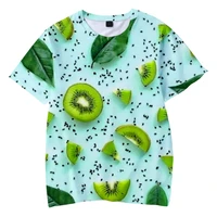 funny kawaii t shirt kids boysgirls short sleeve hawaii cute fruit summer happy tshirt child tee top 4 to 12 years