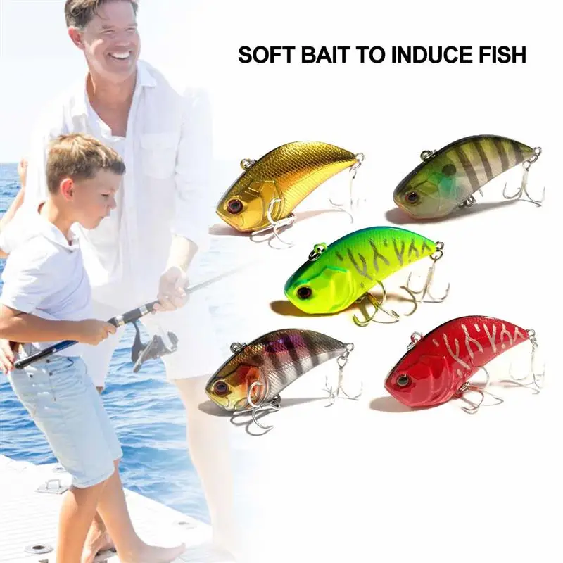 

Lure Fake Bait 5.4 Cm 14.5g VIB Plastic Lead Long Shot All Water Layer Vibe Fish Artificial Hard Add Lead Bionic Fake Bait