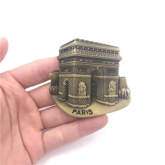 Leaning tower 3d металлическая наклейка на холодильник знаменитый пейзаж со всего мира Италия Бельгия Индия Израиль Магнитный Магнит на холодильник сувенир - Цвет: Leaning tower