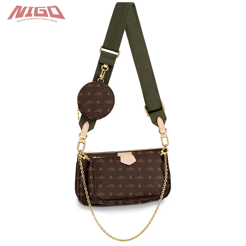 

Сумка-кошелек цвета хаки, с картой NFC, 21ss