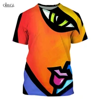 cloocl abstract geometric art pattern 3d print mens women t shirt harajuku short sleeve summer fashion tops drop shipping