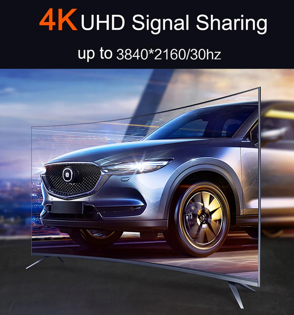 1X16 HDMI сплиттер распределитель видео преобразователь 4K 3D HD 1080P 10 12 16 многоэкранный