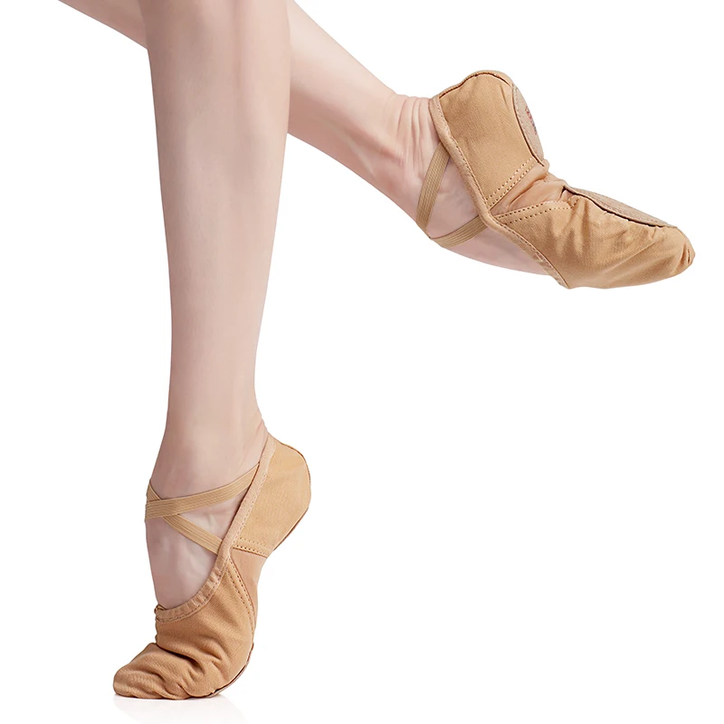 Children Ballet Cotton Canvas Dance Shoes Adult Flexible Soft Sole |