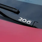 Металлическая Эмблема, декоративные наклейки, отражающие наклейки на стеклоочиститель для Peugeot 308, 206, 208, 207, 3008, 307, 2008, автомобильные аксессуары
