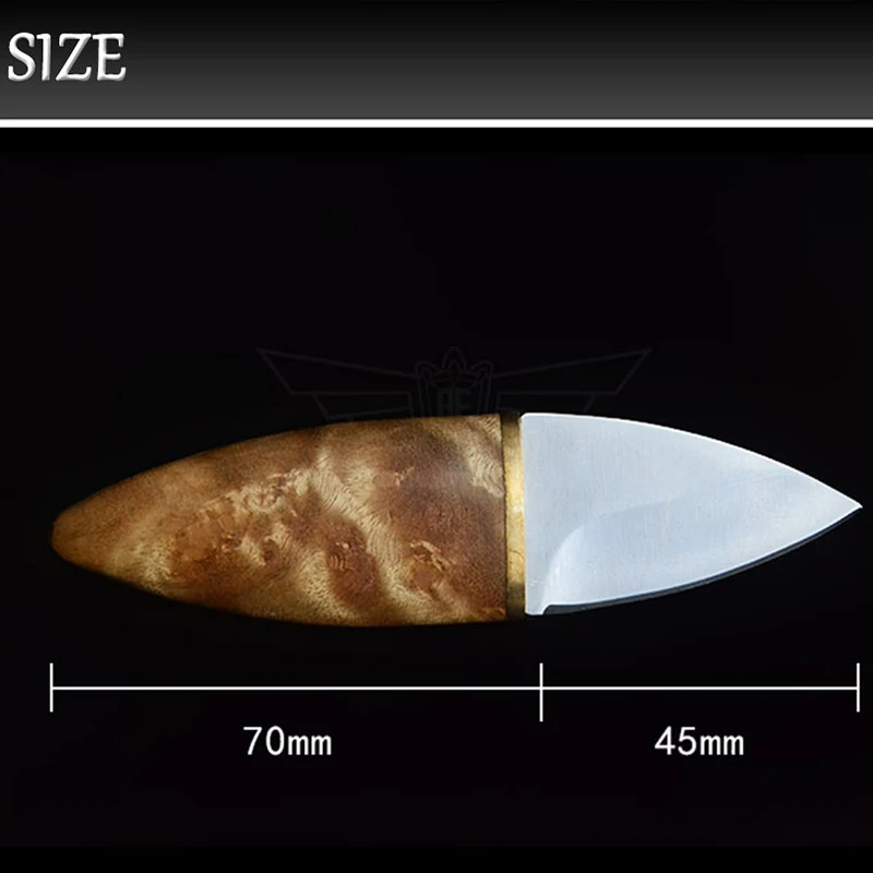 D2 стальной мини-нож с прямым лезвием и деревянной ручкой Ножи EDC инструменты для