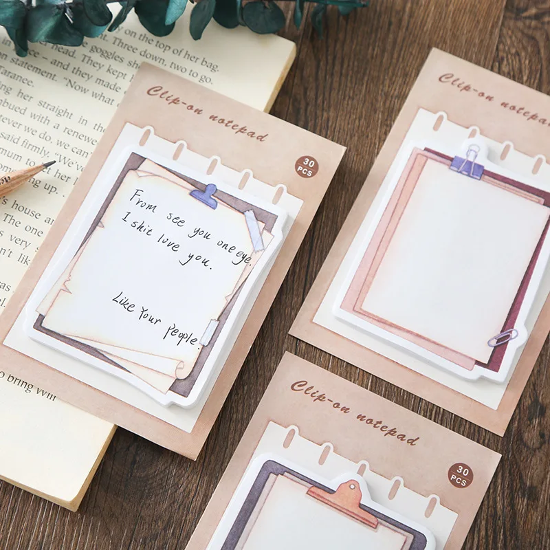 6 видов конструкций планировщик жизни Липкие заметки блокнот бумажная этикетка