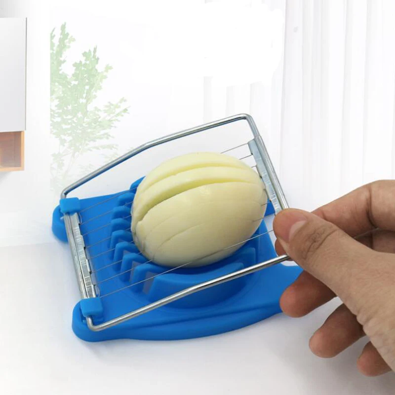 Stainless Steel Cut Egg Slicers Preserved Dividers Splitter Cutter Eggs Gadgets Kitchen Tools |