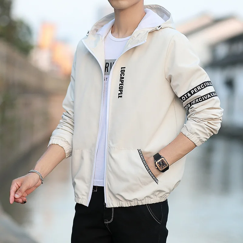 

Spring Autumn Men's Hoodies Sweatshirt Zipper Hoodie Men Brand Top Clothes Printing Letter Fashion Hoody Male Streetwear Jacket