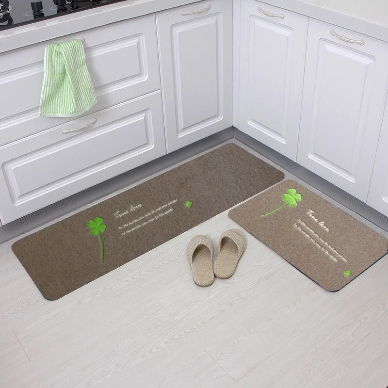 Четырехлистное клеверное дерево Парижская башня Тоторо кухонный коврик