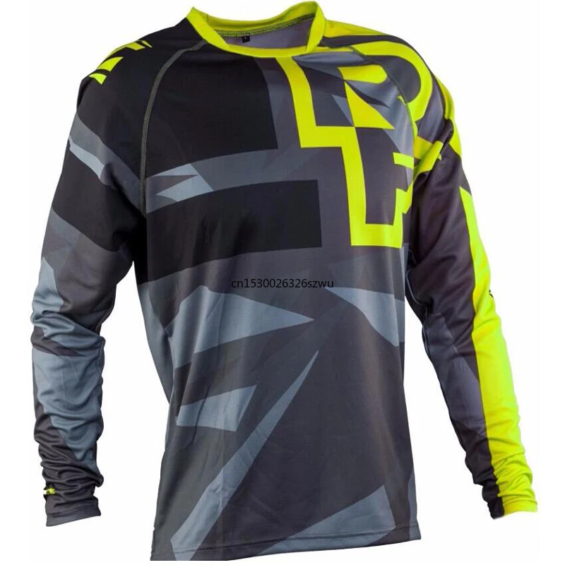 

Race Face Mountain Bike Downhill DH AM Seventh Sleeve Cycling Jerseys Male Cross-country Unlined Upper Garment
