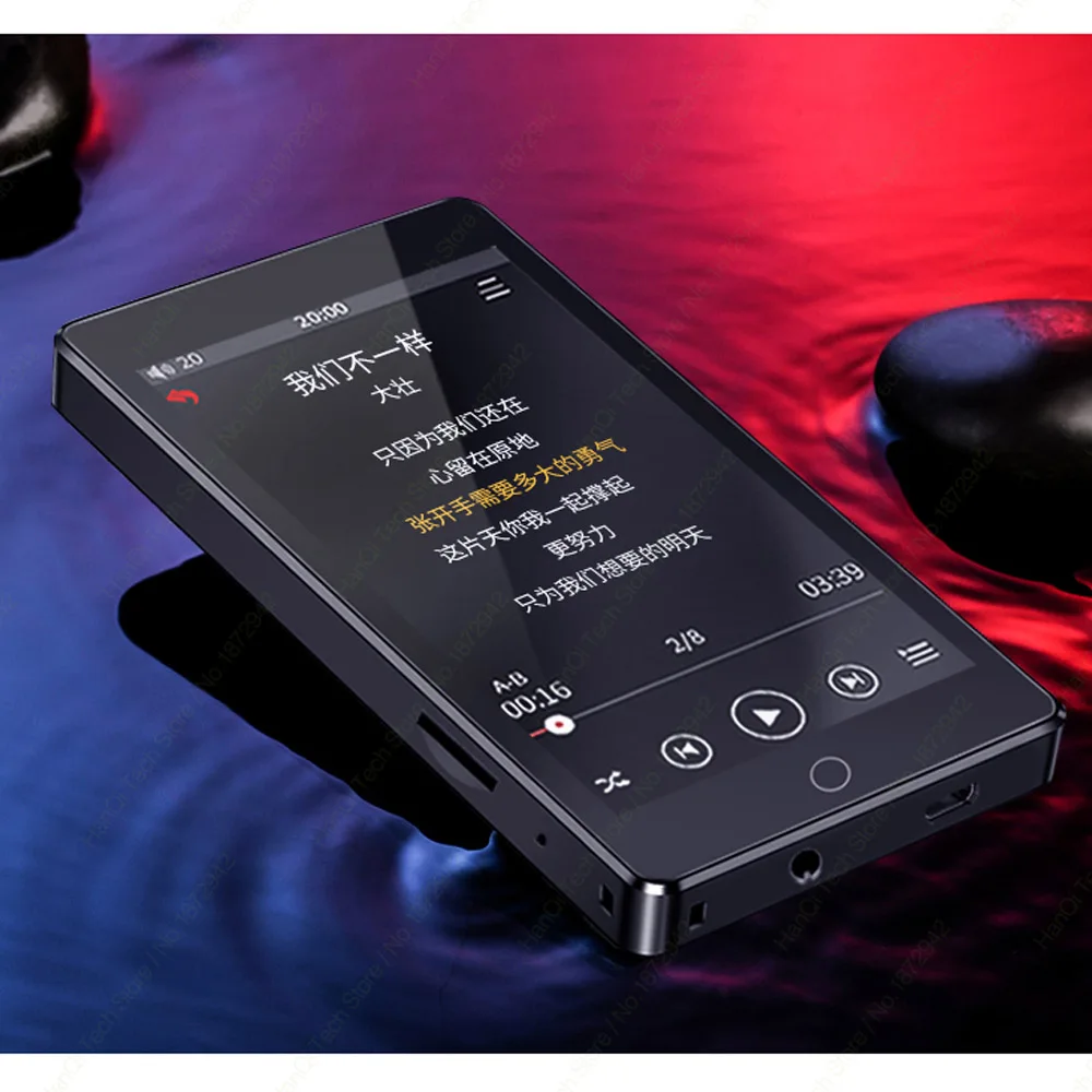 Mp3 плеер RUIZU H1 с сенсорным экраном Bluetooth 8 Гб музыкальный поддержкой fm радио запись