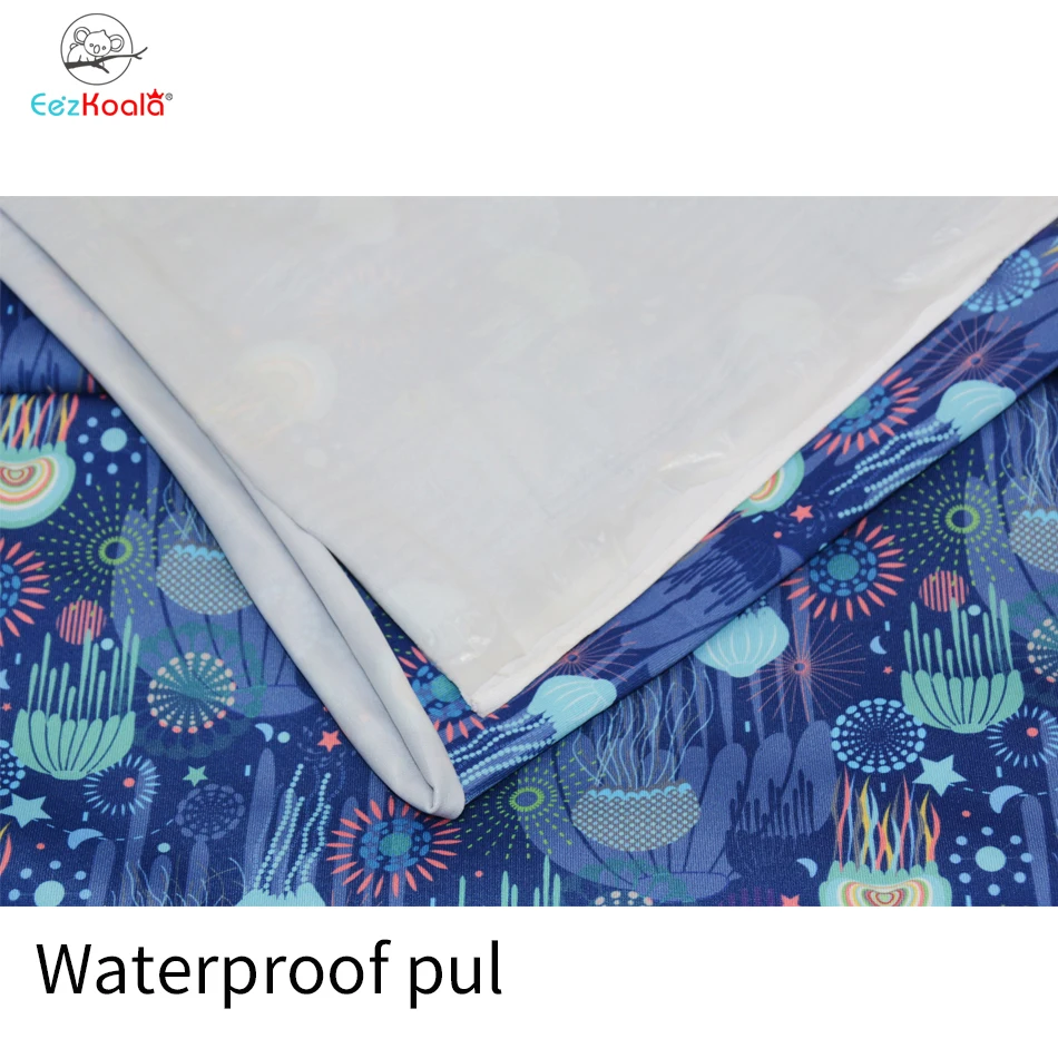 Eezkoala-tela PUL con estampado Digital para pa&ntilde;ales, tejido impermeable de TPU para pa&ntilde;ales de beb&eacute;, bolsas h&uacute;medas, Material transpirable, 1M-2