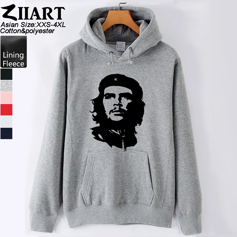 

Береты Che Guevara в стиле милитари с пентаграммой Мужская Флисовая Толстовка с капюшоном, на осень/зиму