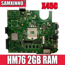  X45V Motherboard for ASUS X45VD X45V X45C Laptop Mainboard SLJ8E HM76 X45VD REV 2.0 with 2GB RAM 100% test work