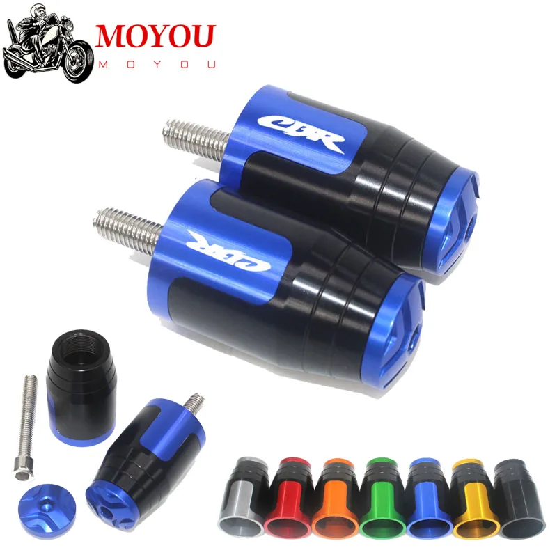 

Motorcycle 7/8"22MM Handlebar Grips Handle Bar Cap End Plugs For Honda CBR 600 900 954 RR 1000 1100 CBR600RR CBR600F CBR929RR