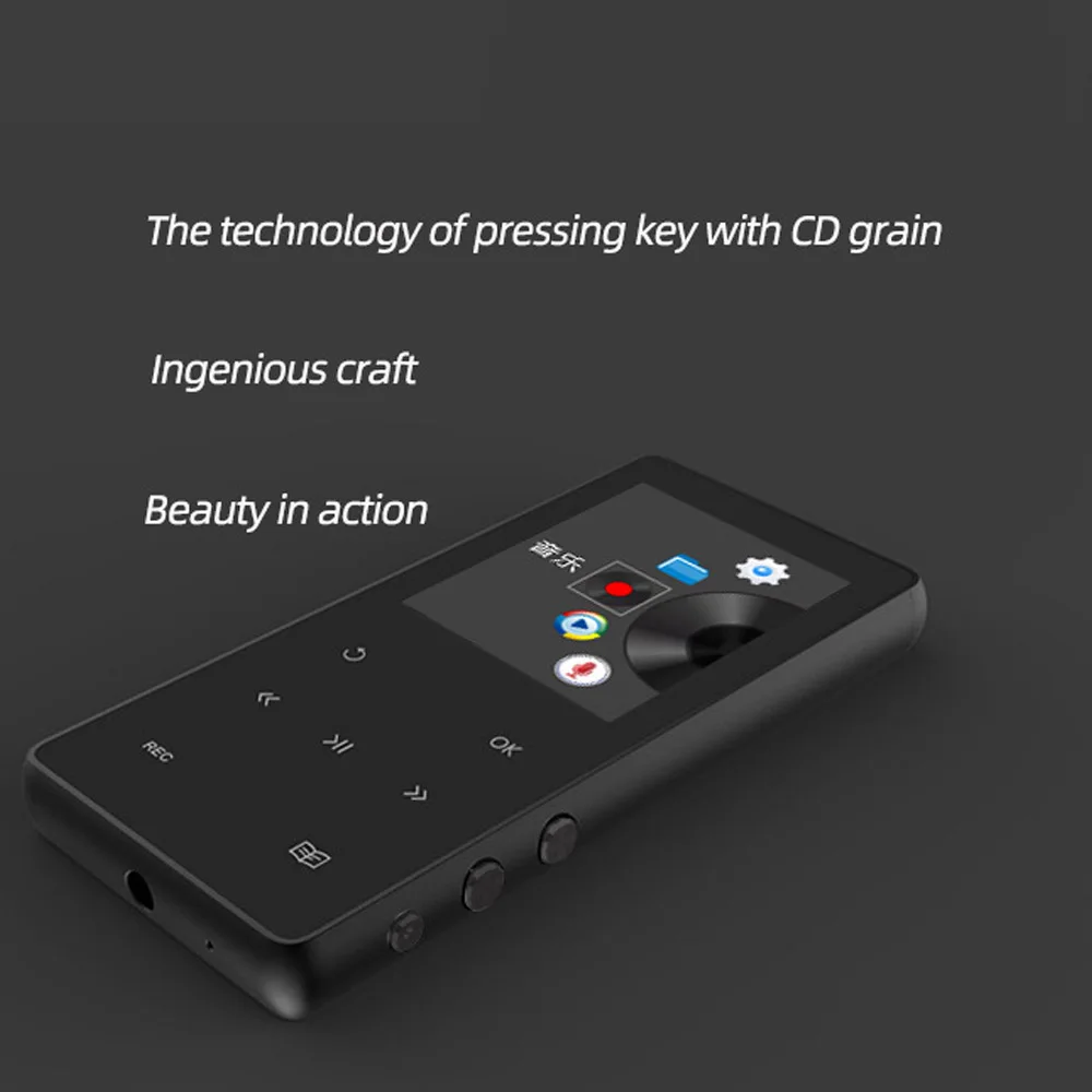 MP4 1 8 дюймов Дисплей MP3 HIFI без потери качества звука музыкальный плеер Fm радио