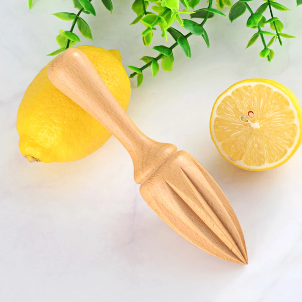 Деревянный Лимон соковыжималка Мини фрукты оранжевый экстрактор развертки