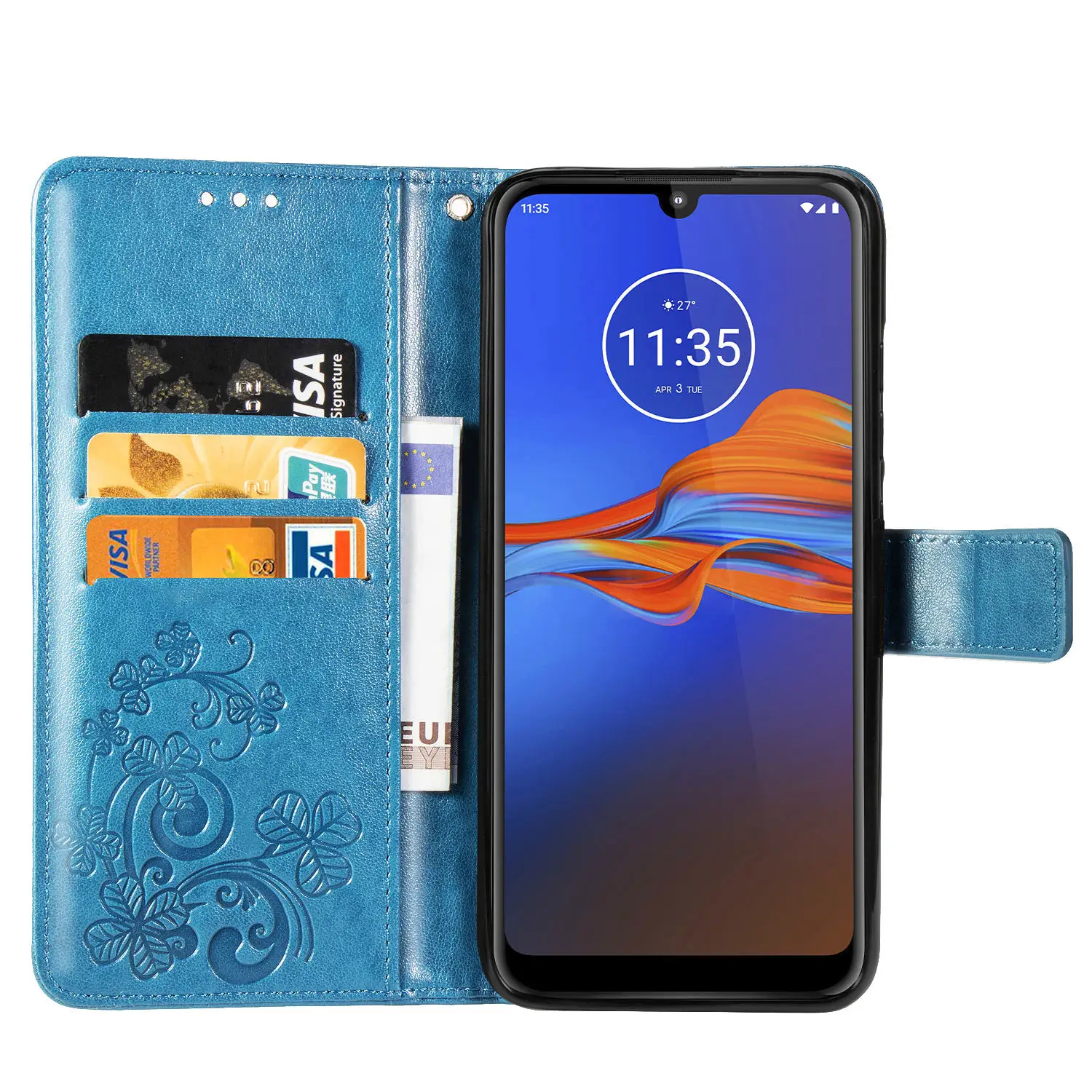 Чехол для Motorola Moto E6 Plus, чехол для E 6 Plus, чехол-книжка с бумажником, чехол для телефона из искусственной кожи для Moto E6 Plus, чехол с отделением для карт и подставкой
